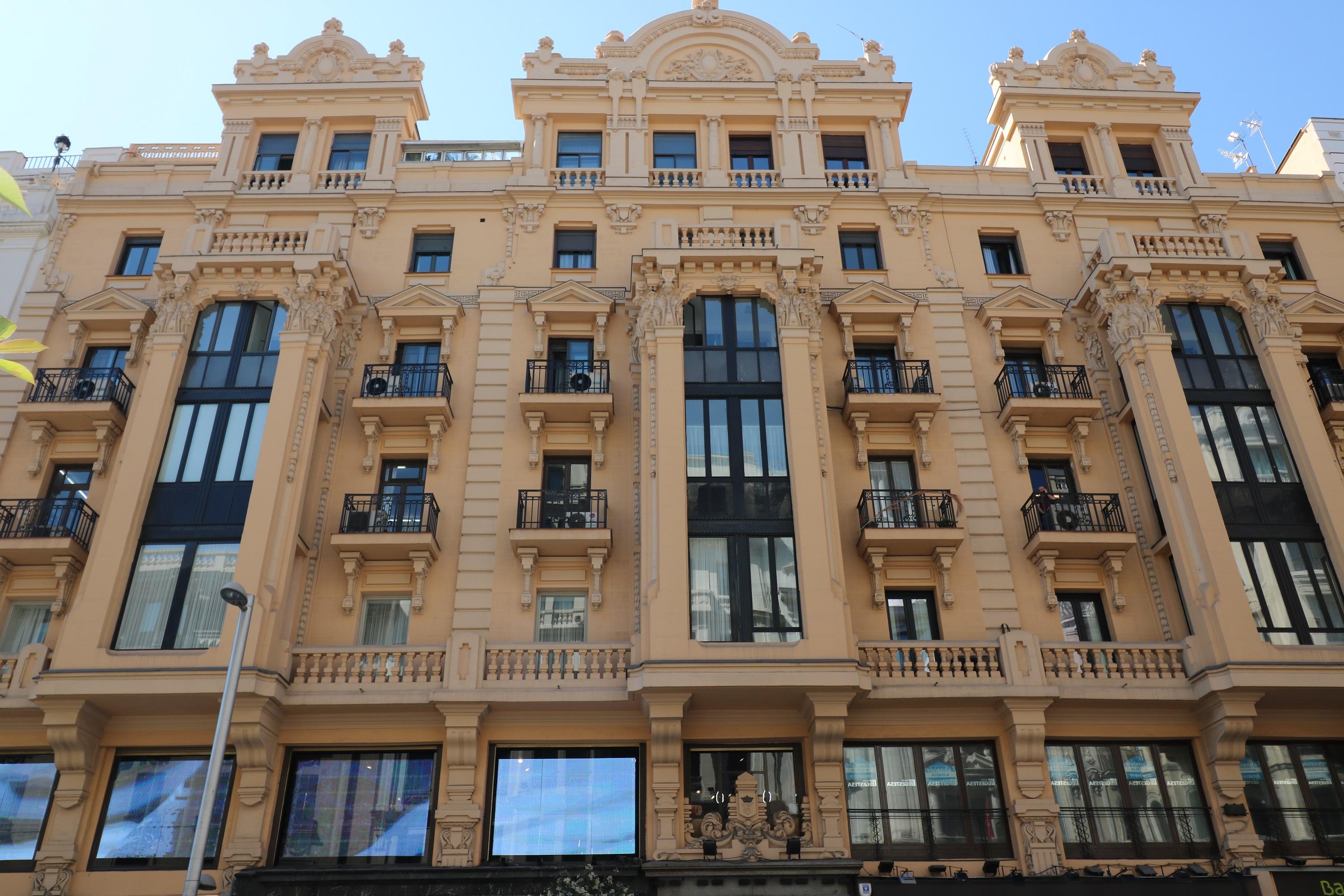 Hostal Hispano - Argentino Gran Via Madrid Luaran gambar